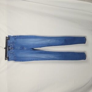 GJG Denim High Rise Full Length Skinny Jeans Sz7 Soft Stretch Fabric Retro